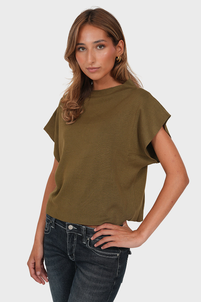 "Florine” sweater khaki