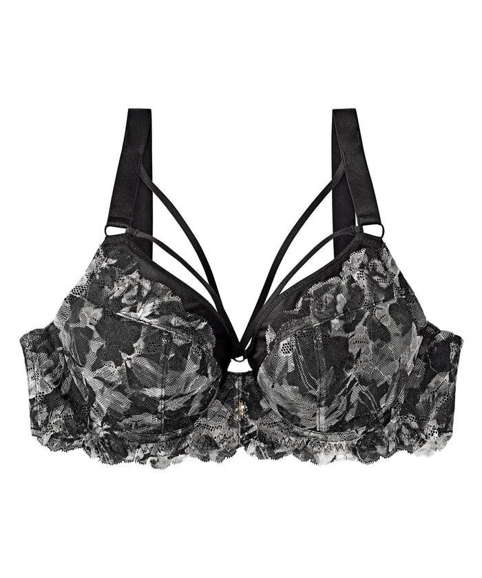 Flower Butterfly Cord Bra (F-G-H Cup)