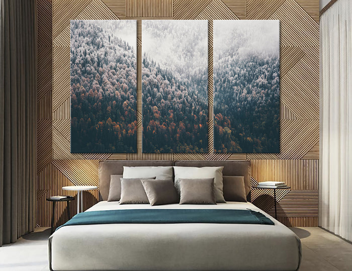 Foggy Autumn Canvas Print #7088