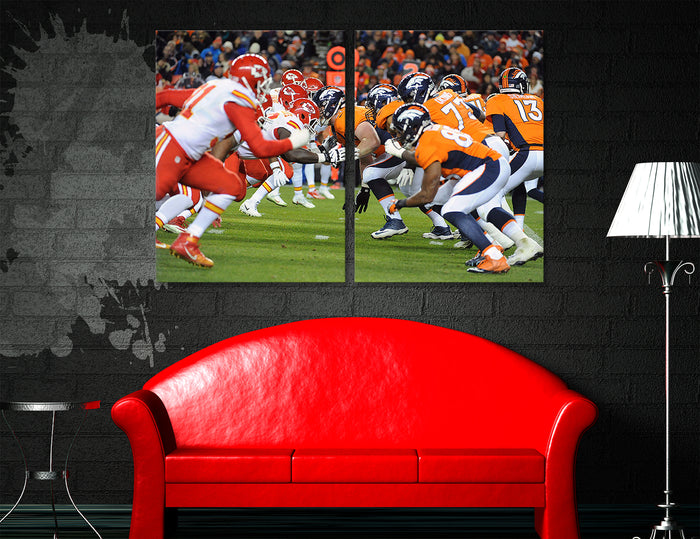 Football Photo Canvas Print #4044
