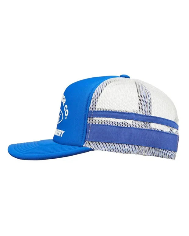 Brixton Ford Built Tough trucker hat in Ford blue and Wimbledon white, additional product image
