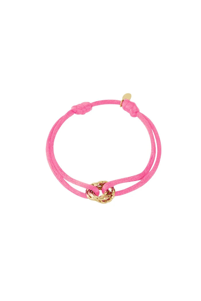 "Forever" bracelet pink