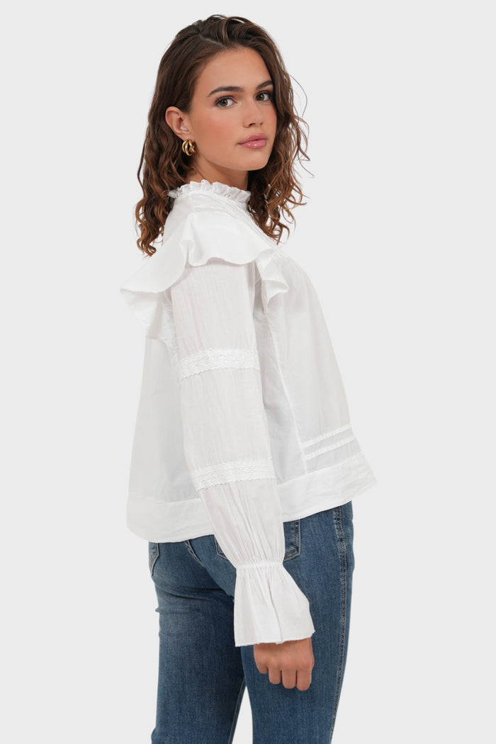 "France" blouse white