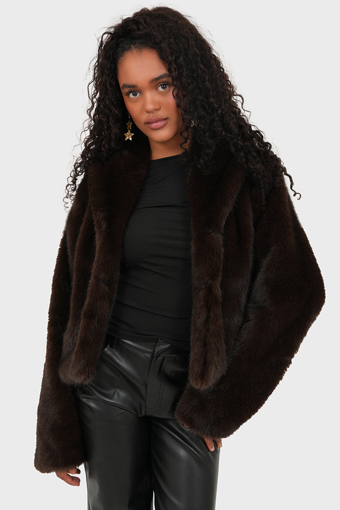 "Frankie" jacket brown
