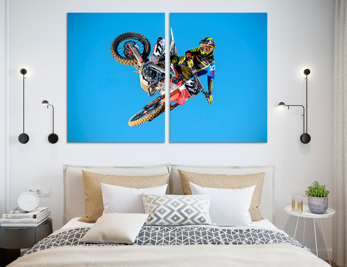 Freestyle Motocross Canvas Print #4013