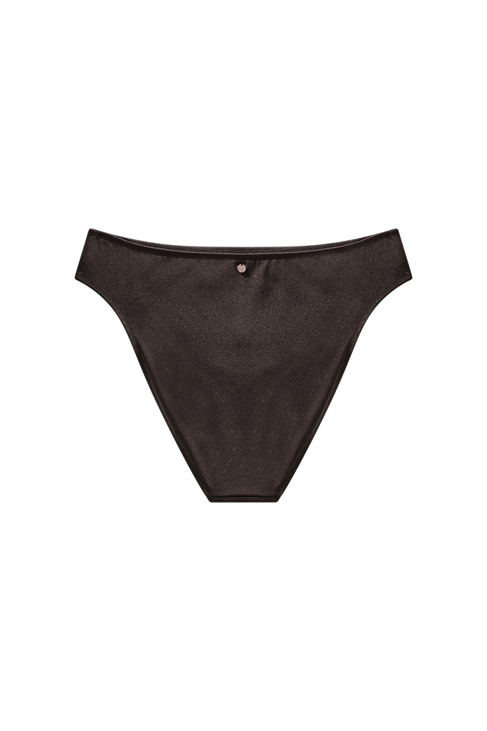 achterkant hoog gesloten bikini broekje bruin
