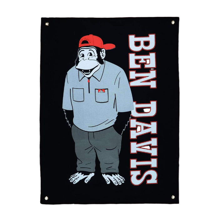 Ben Davis Funky Monkey logo banner for shop or garage wall display