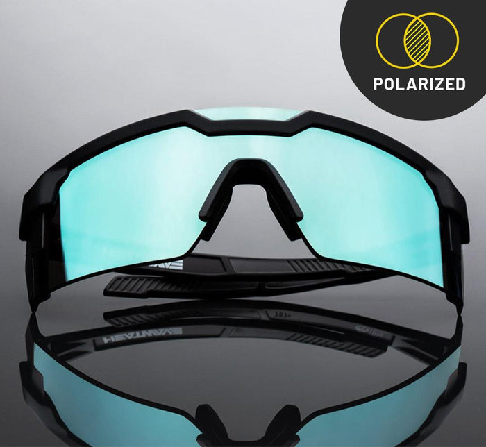 Heat Wave Future Tech Arctic Chrome polarized Z87+ sunglasses, further product view