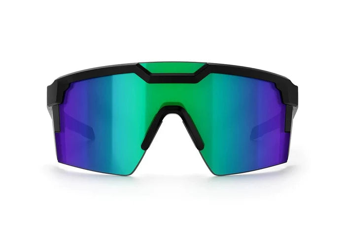 Front view of the Heat Wave Future Tech Piff Z87+ polarized safety sunglasses
