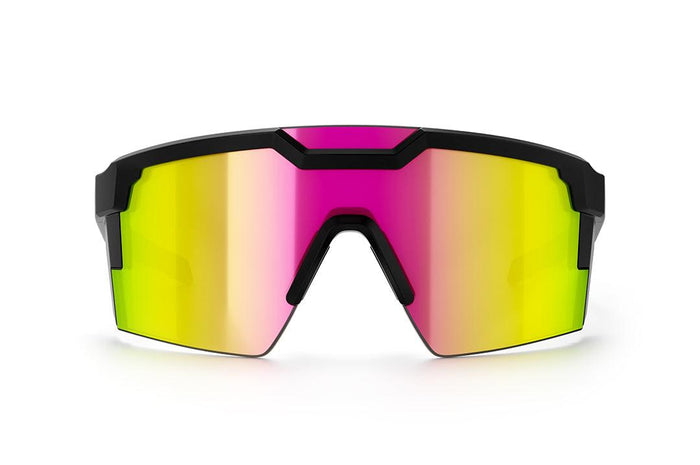 Front view of the Heat Wave Future Tech Spectrum Z87+ polarized safety sunglasses
