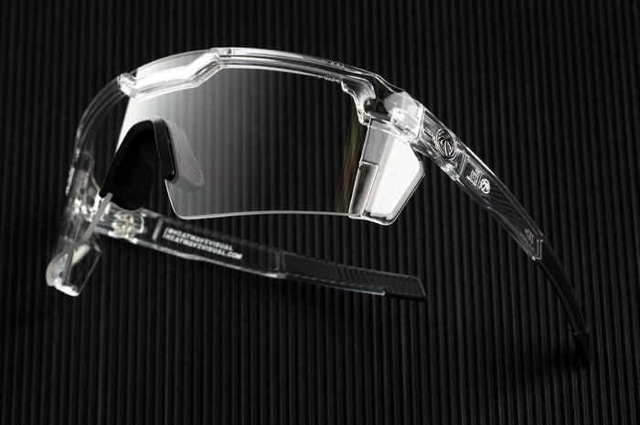 Heat Wave Future Tech vapor clear Z87+ impact resistant safety glasses, further view
