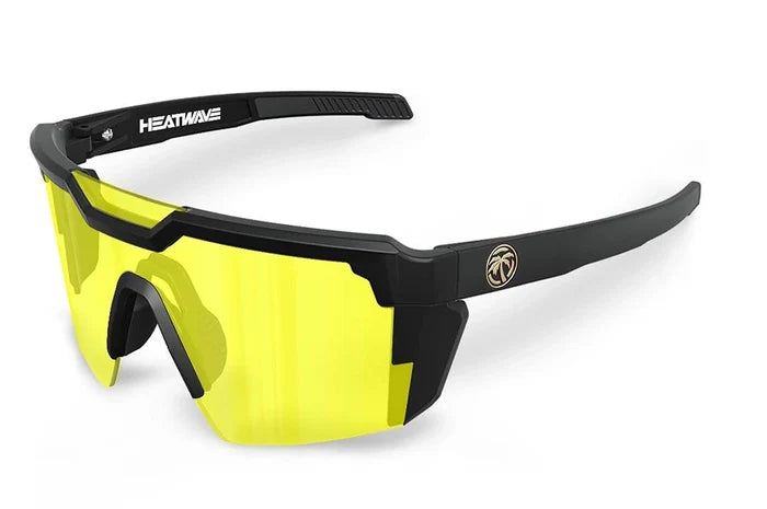 Heat Wave Future Tech hi-vis yellow Z87+ safety glasses, additional product view