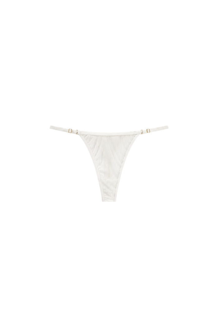 witte g-string verstelbaar aan beide kanten