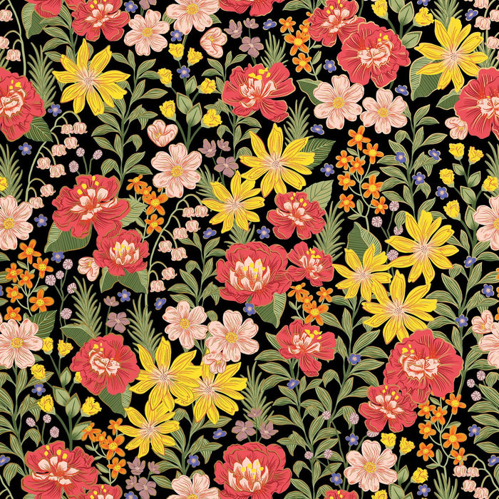 Gift Wrap - Fresh Floral - Recycled Fiber - Jewelry Roll