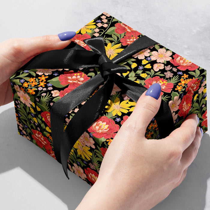 Gift Wrap - Fresh Floral - Recycled Fiber