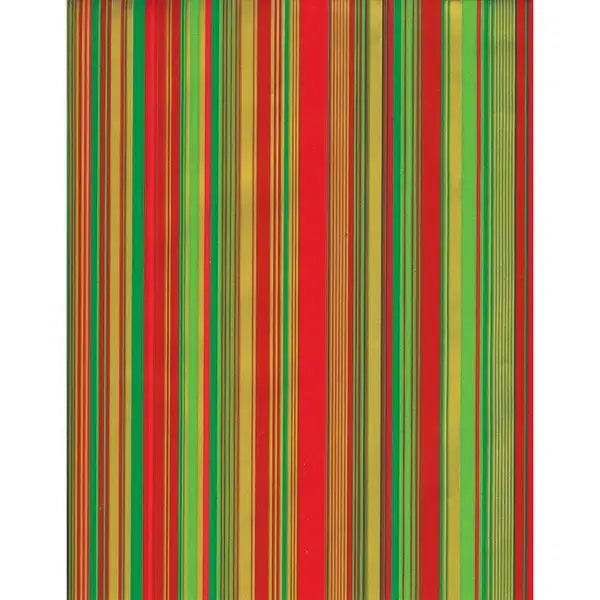 Gift Wrap - GW-7758 Red/Green Sidney - 24 X 417’ -