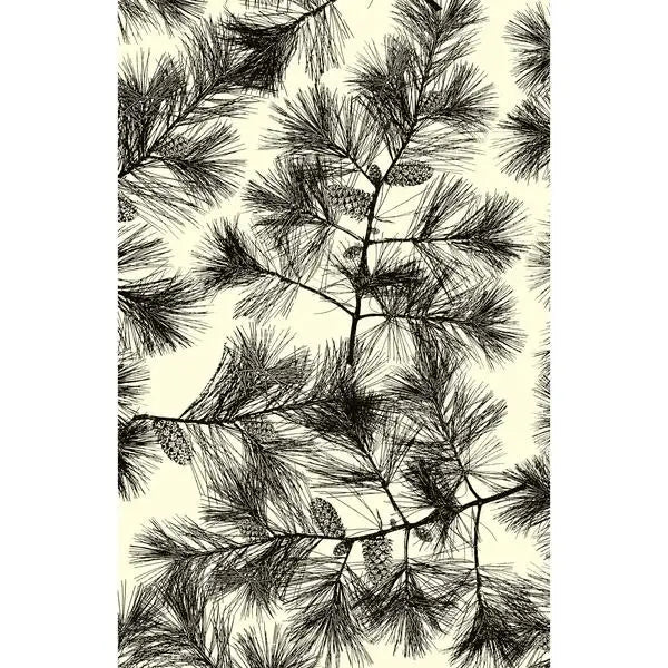 Gift Wrap - GW-8974 Black Pines - 24 X 417’ - GW897424X417