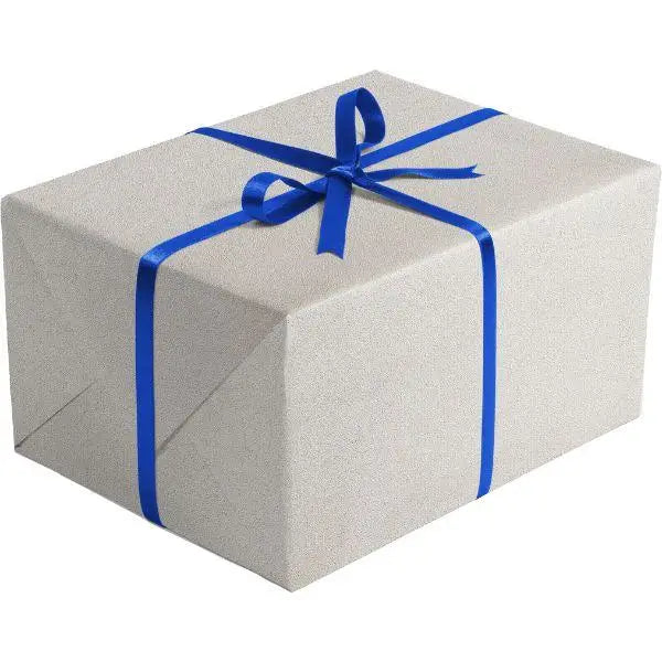 Gift Wrap - Royal & Silver Kraft - Mac Paper Supply