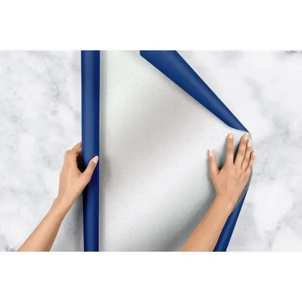 Gift Wrap - Royal & Silver Kraft - Mac Paper Supply
