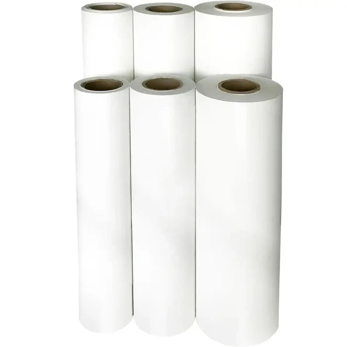Gift Wrap - Solids - White Gloss (Recycled Fiber)