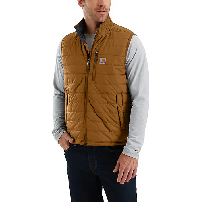 Carhartt Gilliam vest in Carhartt brown