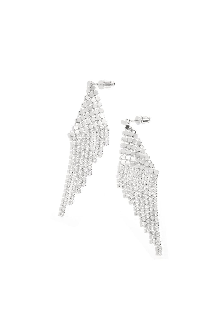 "Glitter" earrings silver