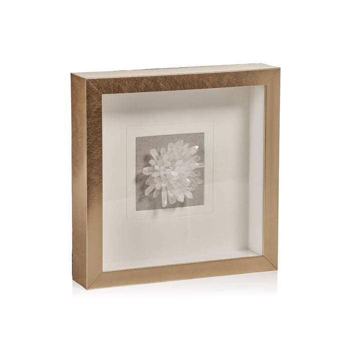 Gold Framed Clear Crystal - Decorative Accessories by Carlyle Avenue