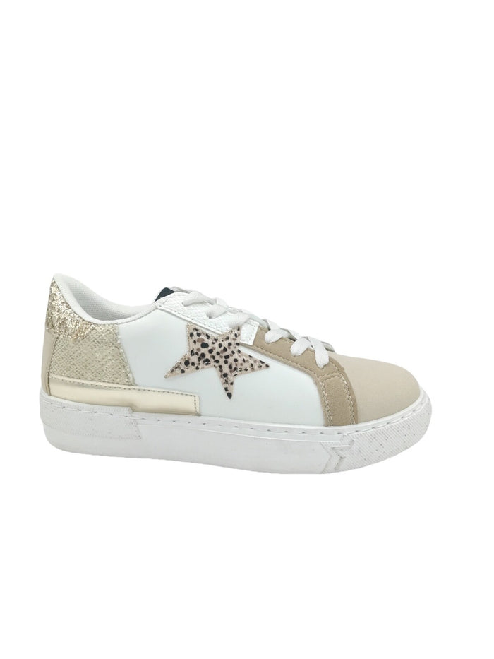 "Gold" leopard shoes