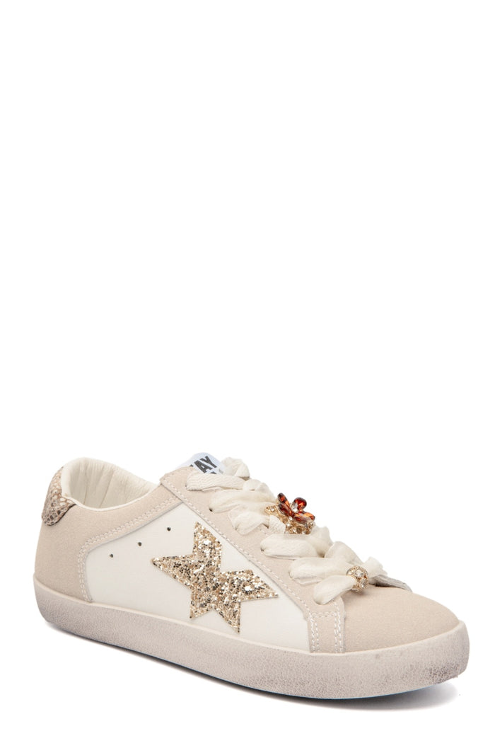 "Golden" spark sneakers