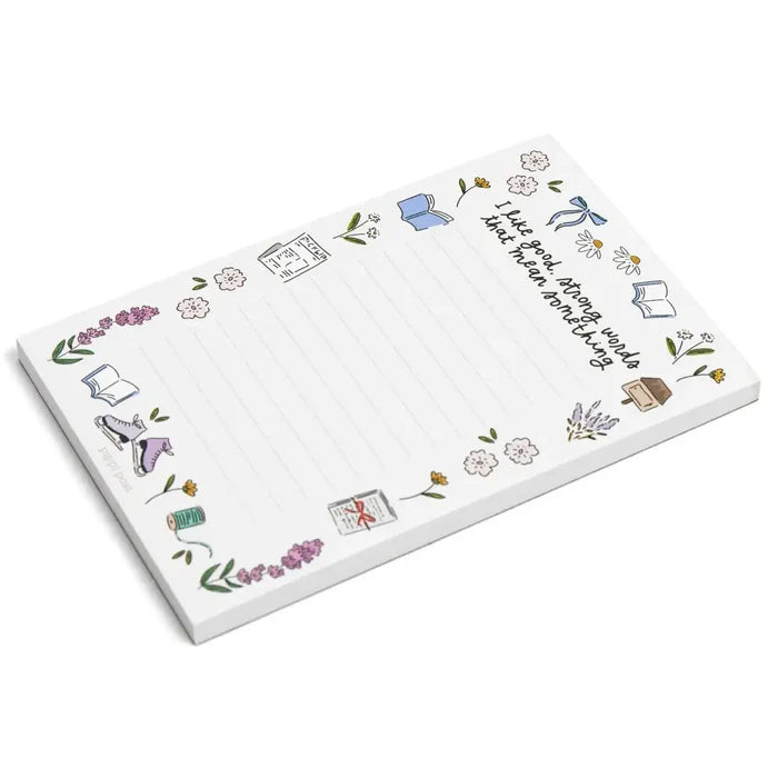 Good Strong Words Little Women 4x6 Notepad - 538618