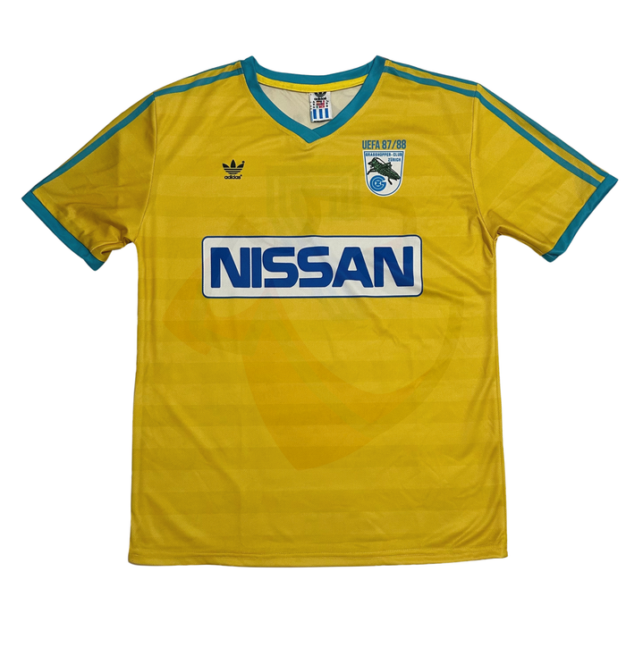 Grasshoper Club Zürich Shirt 1987-1988 Home - Retro Jerseys, Grasshopeer Club Zürich Trikot,