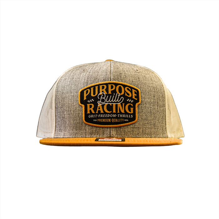 Purpose-Built Grit Freedom Thrills snapback hat in birch