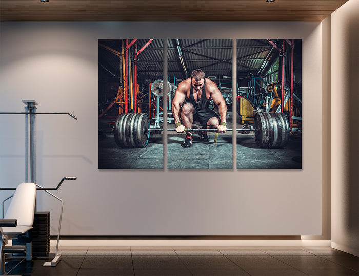 Gym Wall Decor Canvas Print #4099