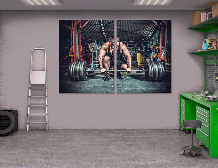 Gym Wall Decor Canvas Print #4099