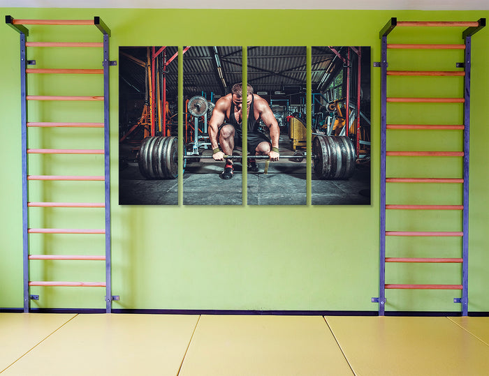 Gym Wall Decor Canvas Print #4099