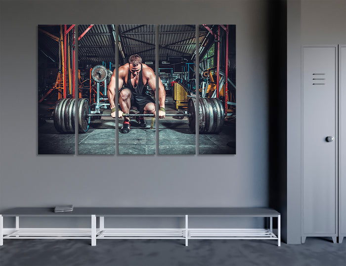 Gym Wall Decor Canvas Print #4099