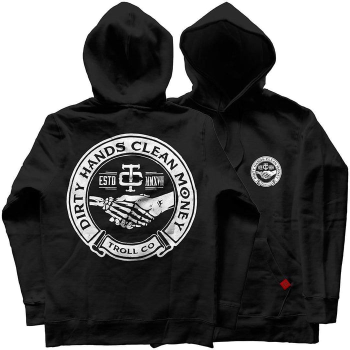Troll Co. Haggler pullover hoodie in black