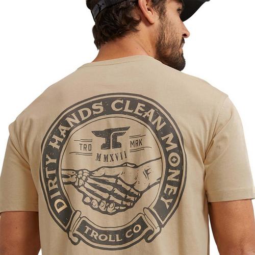 Troll Co. Haggler tee in tan, further product image