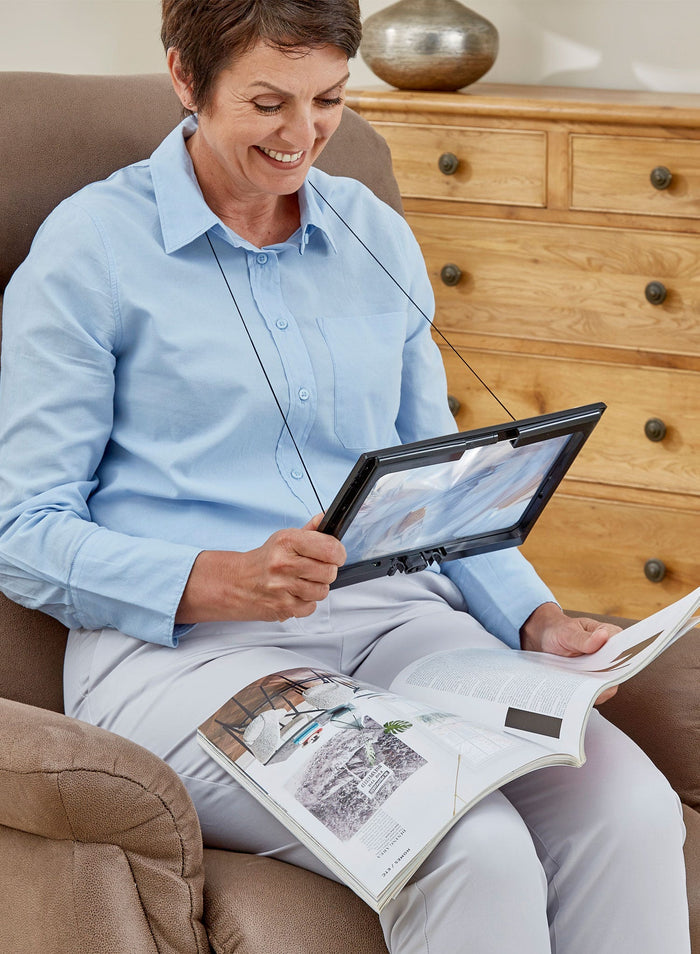 Hands Free Light Magnifier Stand
