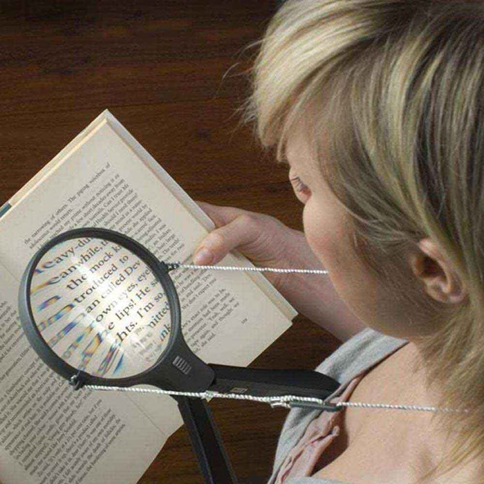 Hands Free Magnifier with Light