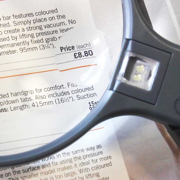 Hands Free Magnifier with Light