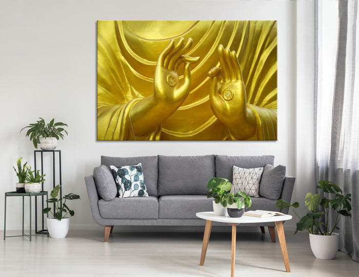 Hands of Buddha Canvas Print #9103
