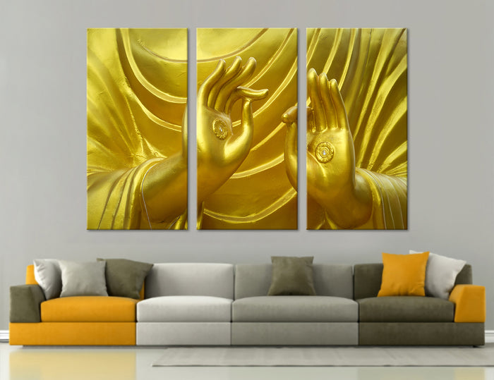 Hands of Buddha Canvas Print #9103