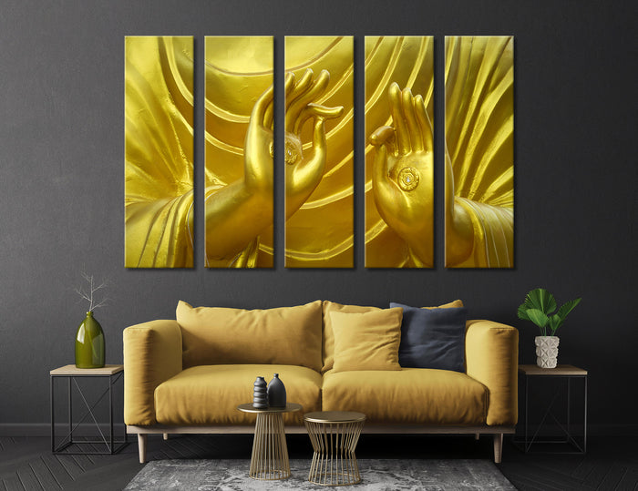 Hands of Buddha Canvas Print #9103