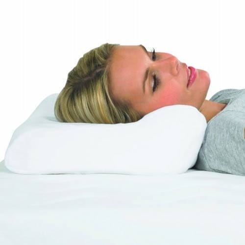 Full view of Harley Original Orthopaedic Pillow cushion on a plain background, showing its shape and supportive material.