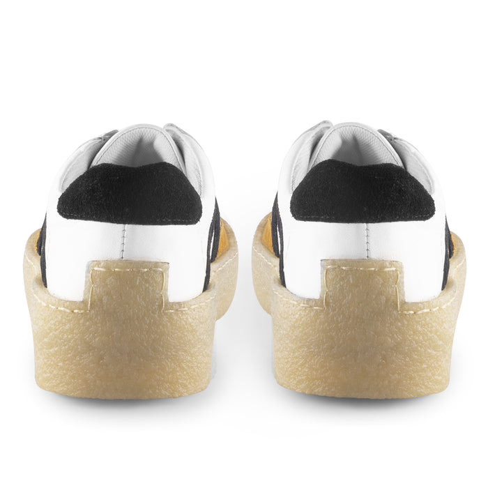 Harold Leather Smart Casual Trainers - White