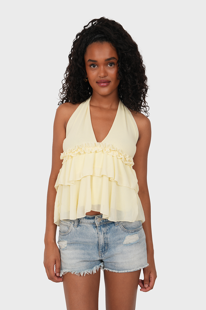"Haylee" top yellow