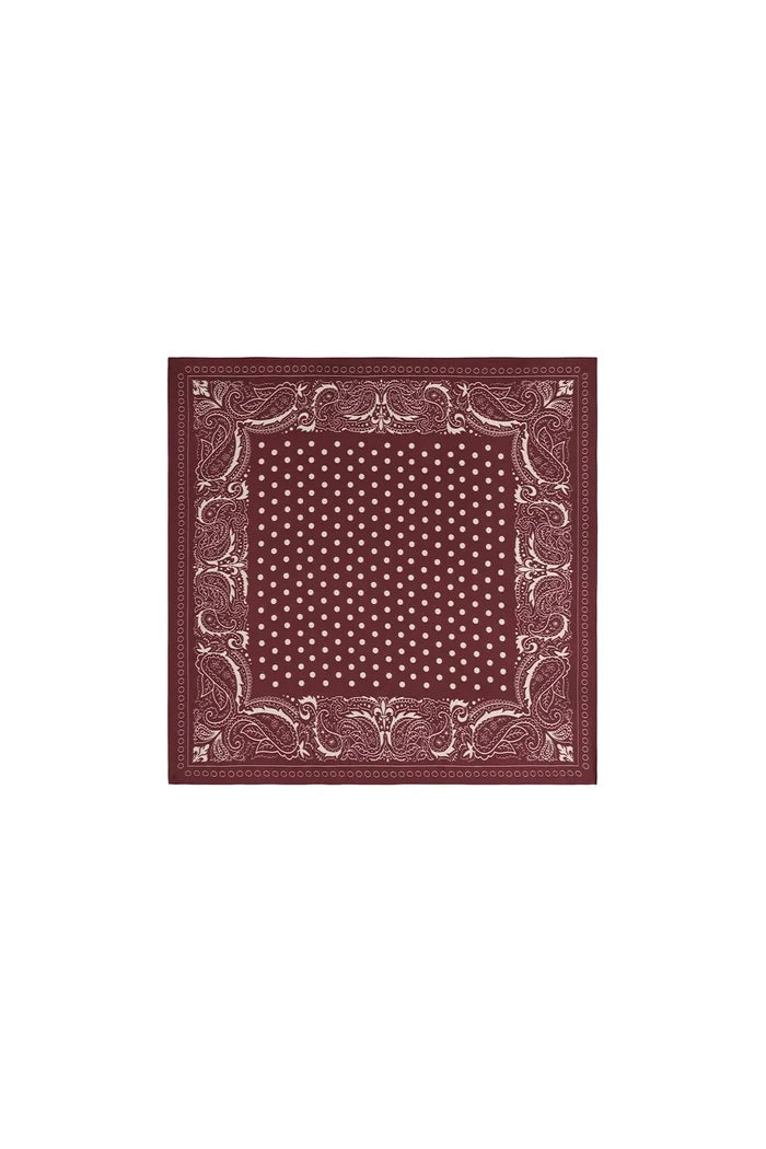 "Hazel" bandana bordeaux