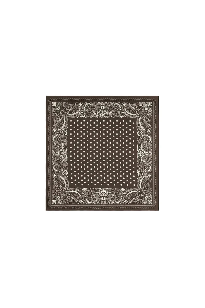 "Hazel" bandana brown