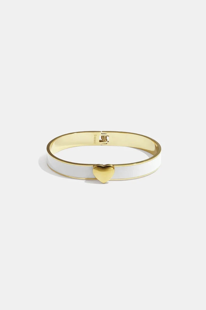 "Heart" bracelet white